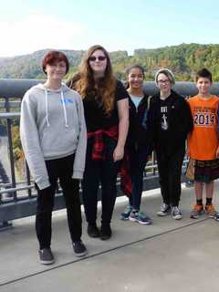 Briarcliff Middle School Students Take Walk Over Hudson