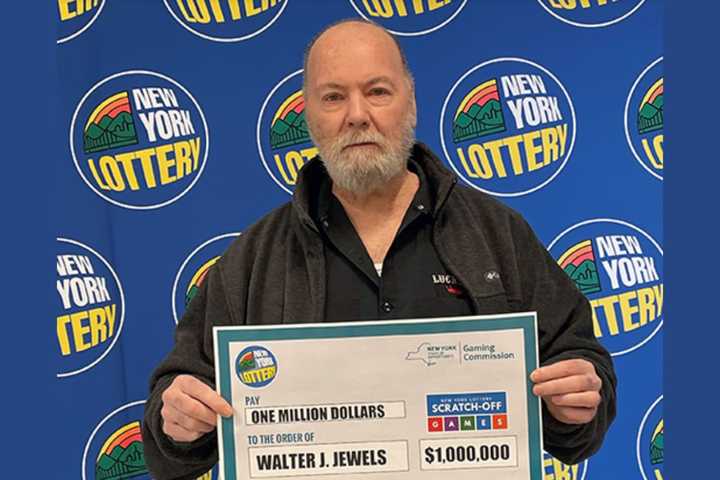 Walter Jewels of Freeport won $1 million from a Magic 8 Ball scratch-off ticket.&nbsp;