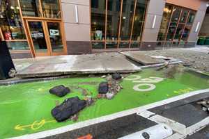 Water Main Rupture Floods Streets Near Tufts Medical Center