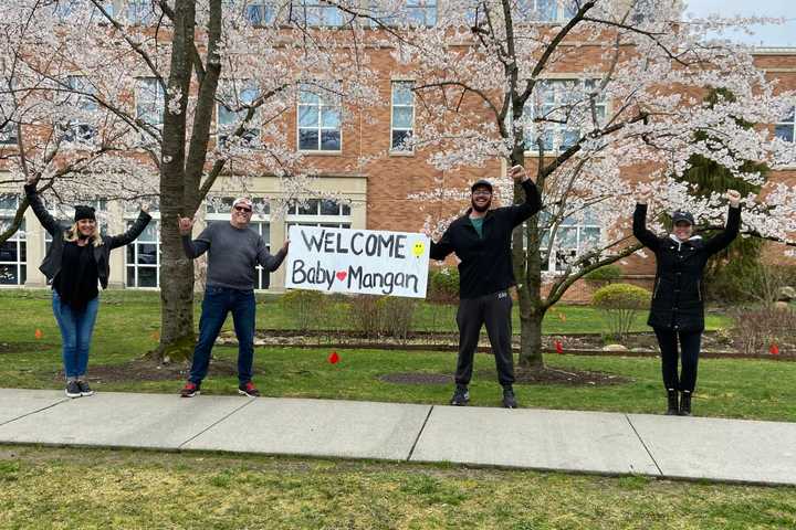 COVID-19: Joyful Family Welcomes Greenwich Hospital Newborn From Afar