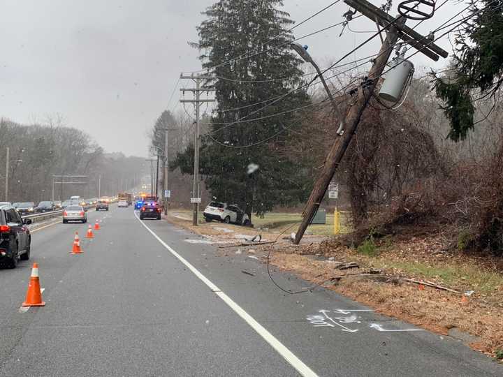 Driver Dies After Crashing Into Telephone Pole, Hitting Tree In ...