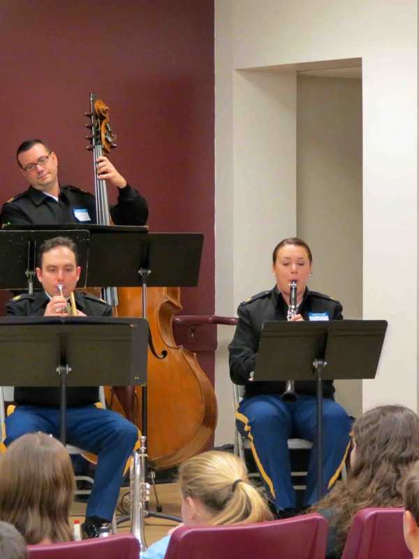 West Point Musicians Inspire Briarcliff Student Musicians
