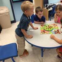 <p>Preschoolers at Goddard School are testing new toys for the holiday season.</p>