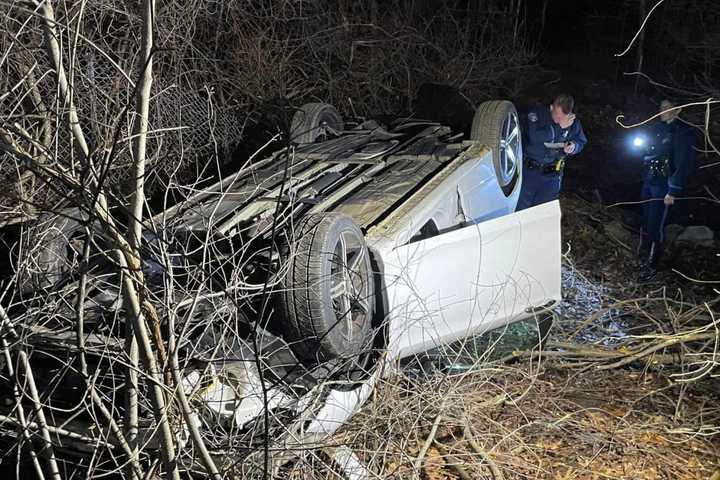 Driver Critically Injured In Rollover Weston Wreck; Troopers Investigating