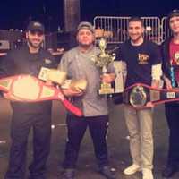 <p>Whistling Willie&#x27;s American Grill  had something to crow about after winning the top spot at the Hudson Valley Wingfest in Poughkeepsie. From left are: Frank Ciafardini, Steven Abril, Ray DiFrancesco  and Stephen O&#x27;Dell.</p>