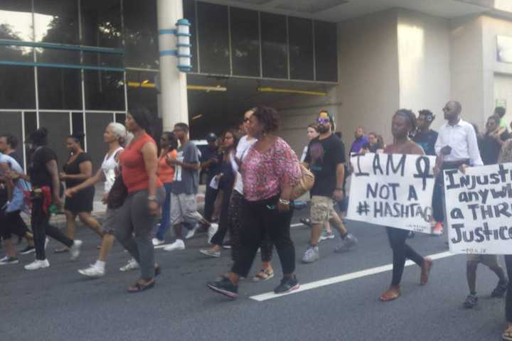 White Plains Marchers Protest Shootings, Demand Police Reform