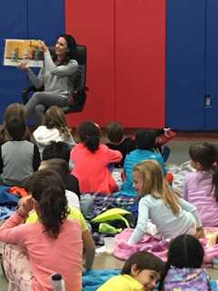 Ward Elementary Read-A-Thon's Pajama Party Draws 100 Children