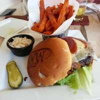 <p>The Red Eye Burger at Whistling Willie&#x27;s is rubbed with coffee and drowned in Wild Turkey honey barbecue sauce.</p>