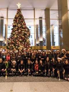Irvington High School Wind Ensemble, Choir Perform At MetLife Building