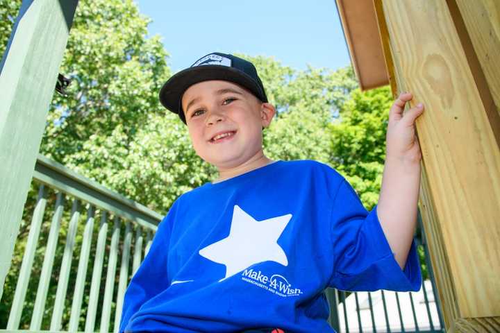 Make-A-Wish Brings Weymouth Boy's Dream Treehouse To Life With Local Help