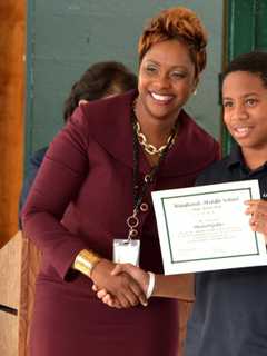 Woodlands Middle School Celebrates Students At Honor Roll Breakfast 
