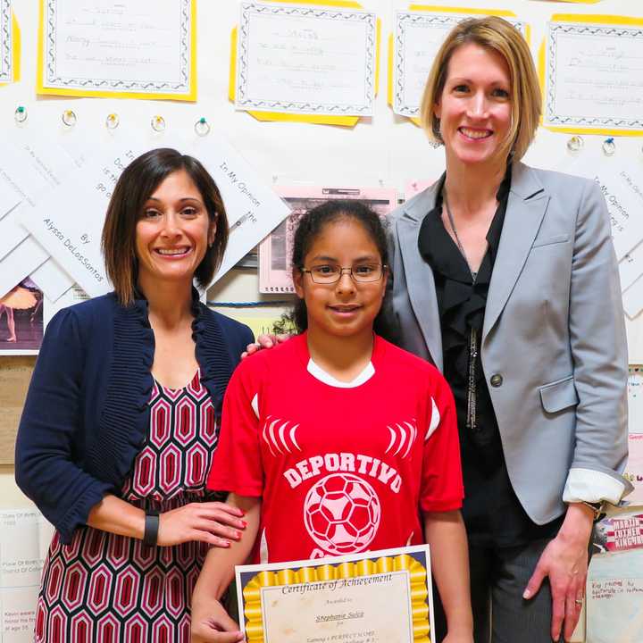 Washington School fifth-grader Stephanie Sulca mastered the WordMaster Challenge