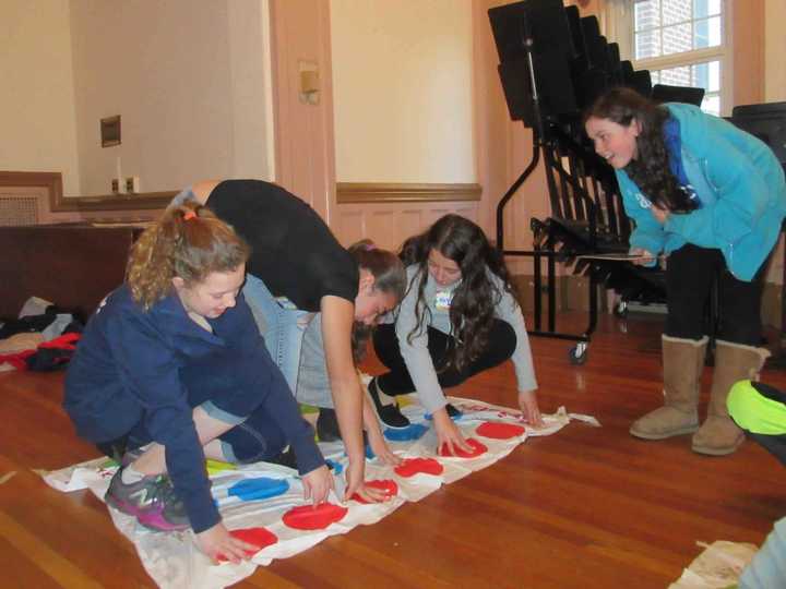 Main Street School fifth-graders teamed up with Irvington Middle School teachers and sixth-graders at the annual World Language Fair.