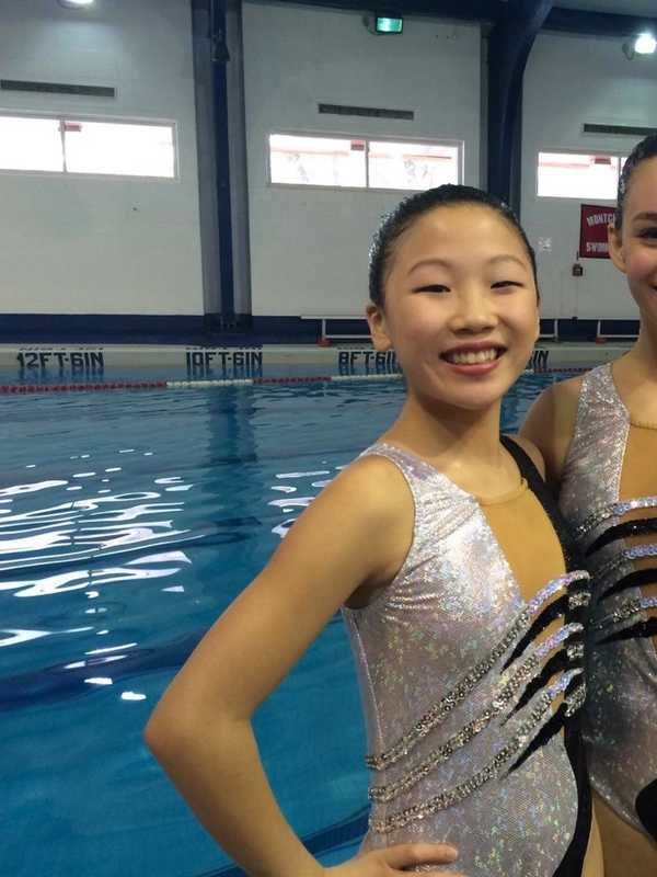 Ridgewood Synchronized Swim Team Wins First Meet