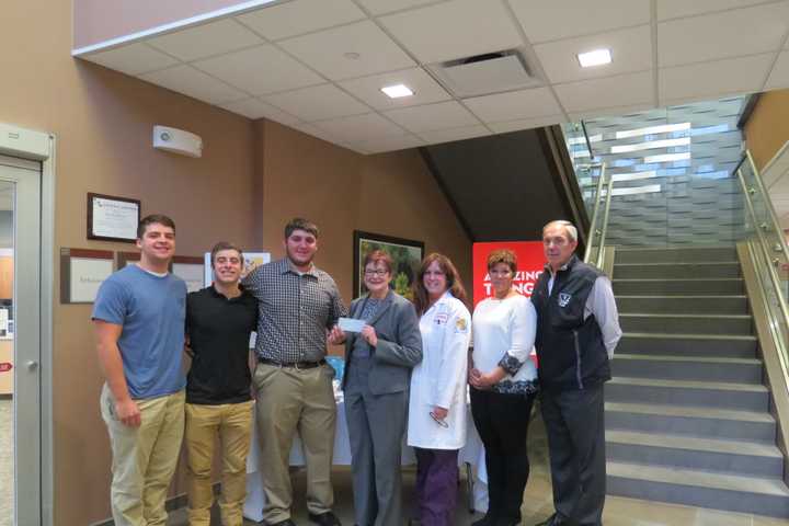 Yorktown HS Football Team Donates $2K To Hudson Valley Hospital