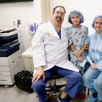 <p>Dr. Romo, Masyn and Nicole Ortiz.</p>