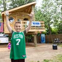 <p>Kyle Osterman got his dream treehouse thanks to the team at Make-A-Wish Massachusetts Rhode Island</p>