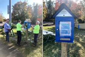 Vandals Damage Mahwah Girl Scout's Little Free Library, DPW Comes To Rescue