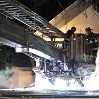 <p>The call for the West Crescent Avenue fire in Allendale came in at 10:17 p.m.</p>