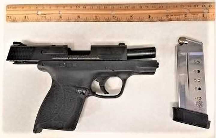 TSA photo of the handgun.