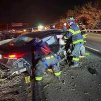 Fire Truck Hit By Car At Scene Of Serious Bucks County Crash: Officials
