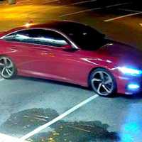 <p>Surveillance footage showed the burglars arriving in a red-colored 2018-2022 Honda Accord with a New Jersey license plate on the rear only.</p>