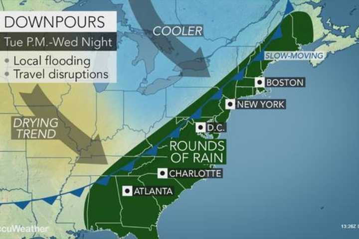Hang On To Your Umbrella: Soggy Work Week Ahead For Orange County
