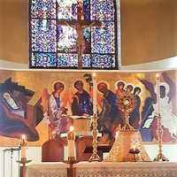 <p>The candles and holders at St. Agnes Church in Paterson.</p>