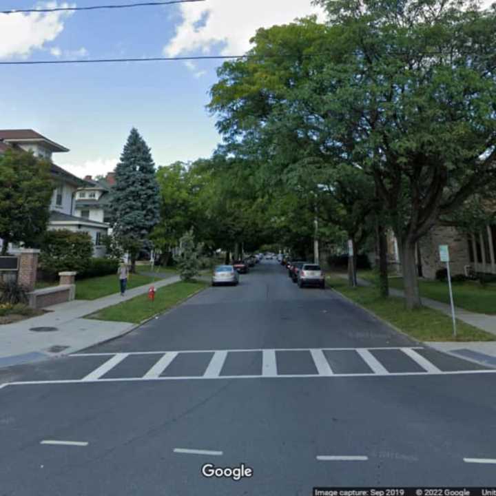 The intersection of Madison Avenue and Partridge Street in Albany