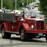 <p>Allendale&#x27;s 1935 Mack engine </p>