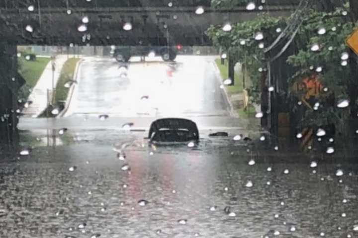 4 Feet High & Rising: Allendale Firefighters Rescue Driver From Floodwaters