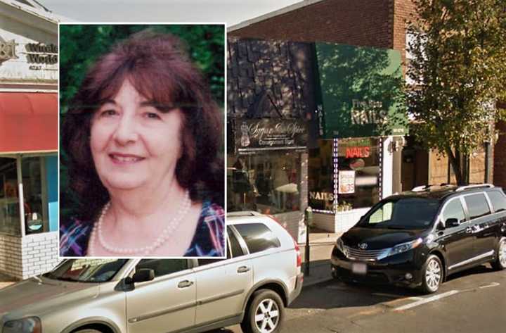 Victoria Desimone was found in front of the stores to the right of her photo above.