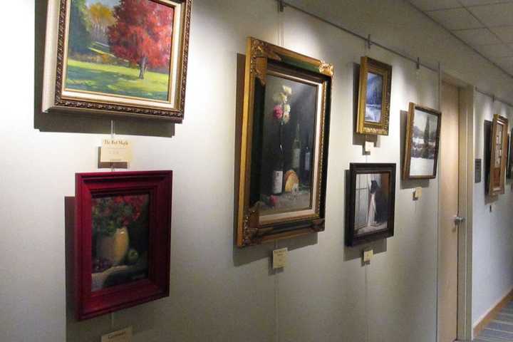Elmwood Park Author Has First Art Show At Ridgewood's Valley Hospital