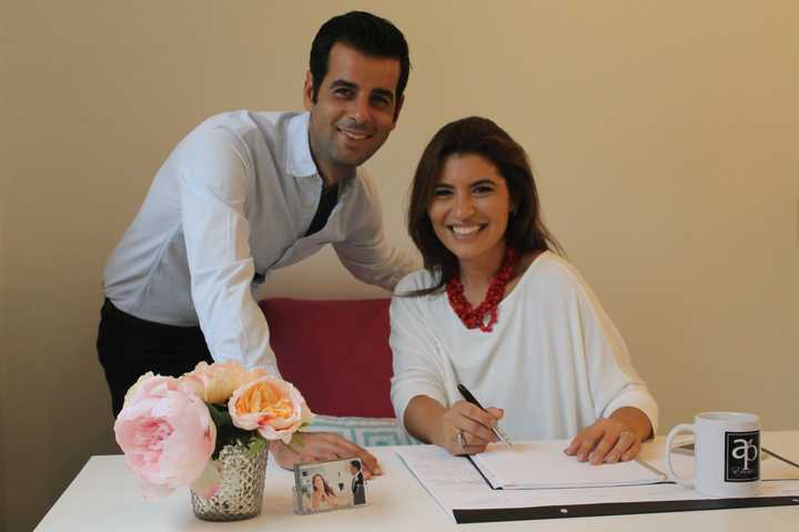 Maryla Colandrea and Giuseppe Scotto, the husband and wife team behind Art of Perfection Events in Fairfield.