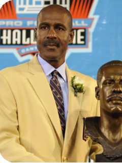 Art Monk Honors White Plains High School With Golden Football