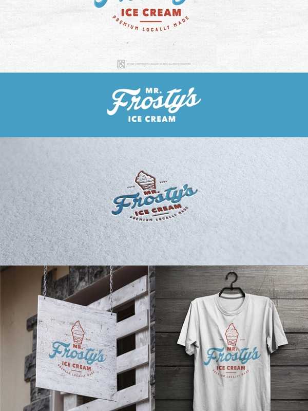 Vote For New Logo For Mr. Frosty's Ice Cream Shop In Norwalk
