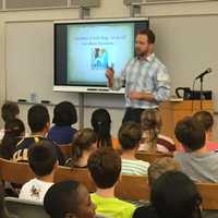 Bestselling Author Visits Pelham Middle School