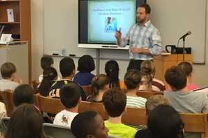 Bestselling Author Visits Pelham Middle School