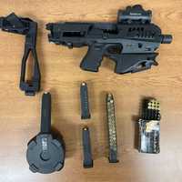 Man With Conviction In Virginia Busted In Maryland With Glock, Kit To Make It Fully Automatic