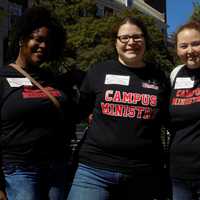 <p>Dominican College Campus Ministry students who volunteered at the Festival.</p>