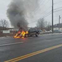 <p>The fire was on Federal Road near the New Milford town line.</p>