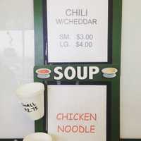 <p>Soups are a staple at Bagel Express in Hawthorne.</p>