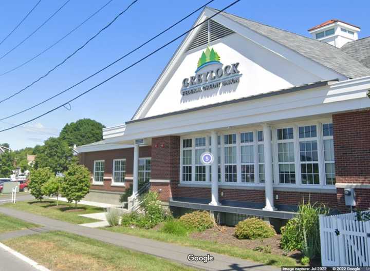 Pittsfield Police are on the hunt for a robbery suspect who hit the Greylock Federal Credit Union branch on Kellogg Street Monday, Aug. 8.