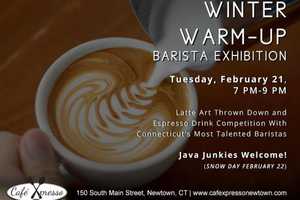 Latte Art Throwdown Perks Up Java Fans In Newtown