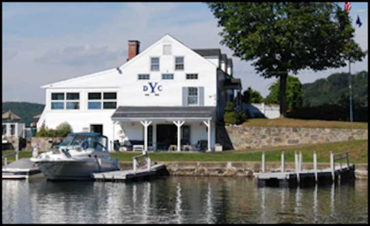 An elderly Danbury man was injured when he was pinned under a pontoon boat at the Danbury Yacht Club.