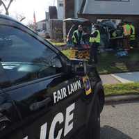 <p>The van driver from Nutley was hospitalized and received a summons after the crash in Fair Lawn.</p>