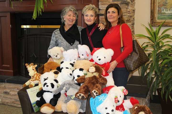 Putnam Hospital Center receives holiday gifts from the Greater Mahopac-Carmel Chamber of Commerce.