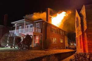 No Injuries Reported After Belmont Home Goes Up In Flames: Fire Department