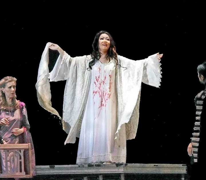 Soprano Hea-Ran Kim performs as Lucia at the Bergen PAC in Englewood.