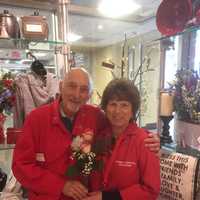 <p>Bethel residents Sam and Molly Berger, sweethearts for 51 years, volunteer at Danbury Hospital.</p>